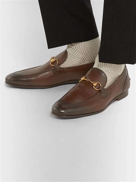 gucci loafer crease|GUCCI Jordaan horsebit.